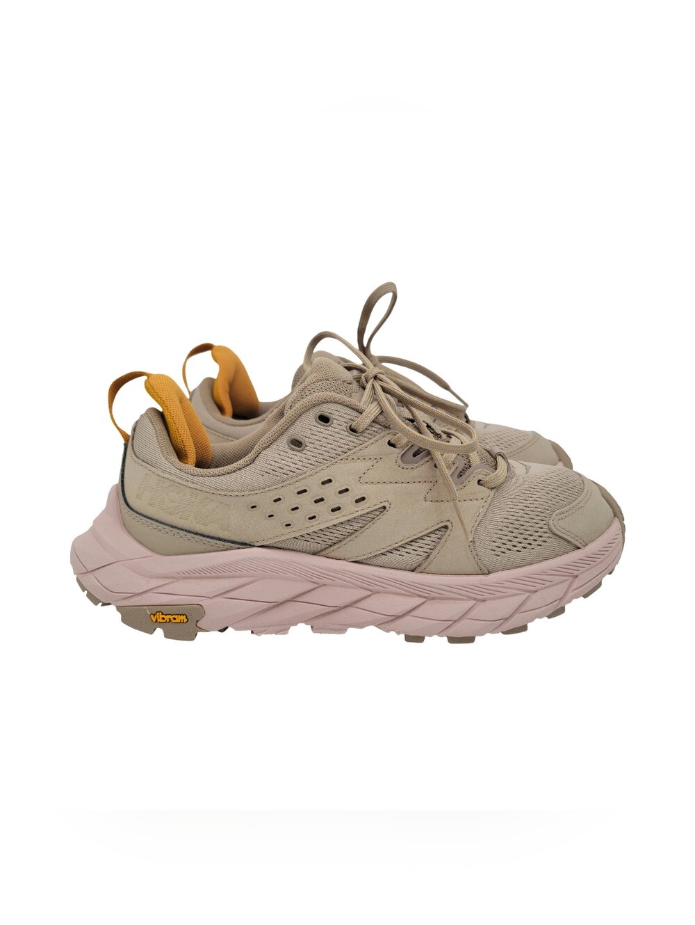 HOKA Women's Anacapa Breeze Low Sneakers Oxford Tan/Peach Whip Size 8